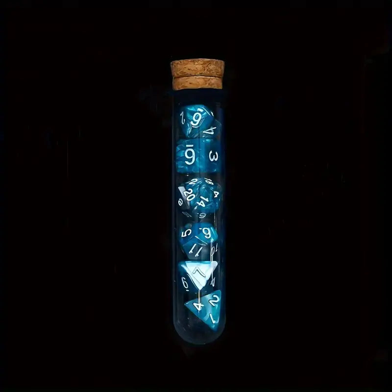 Potion Flask Enchanting Dice Set / 7