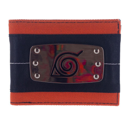 Naruto Metal Badge Bi-fold Wallet