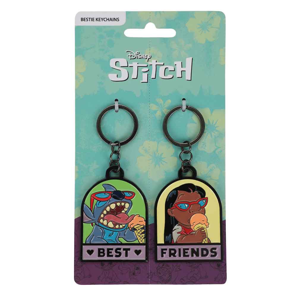 Disney Stitch Best Friends Keychain Set