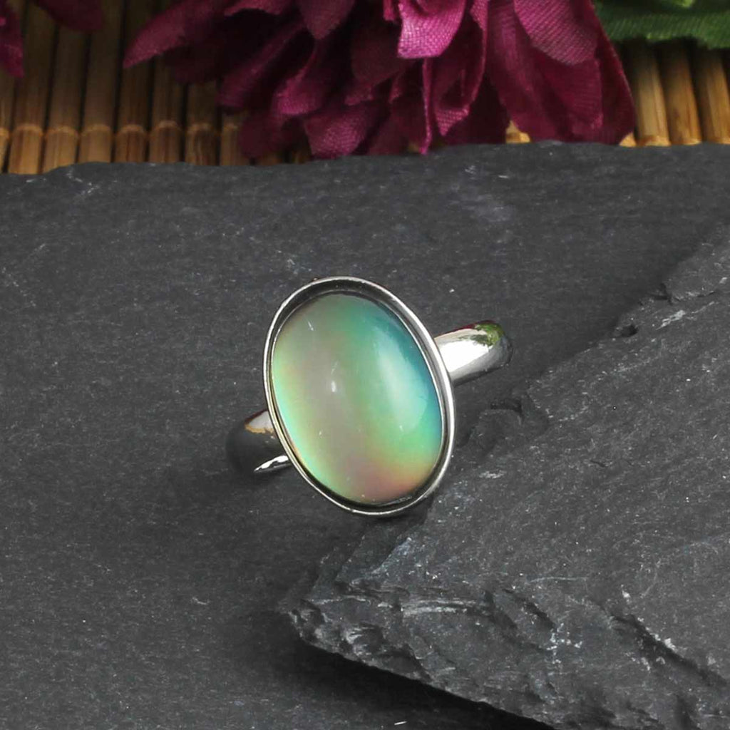ZAD - Adjustable Oval Mood Ring