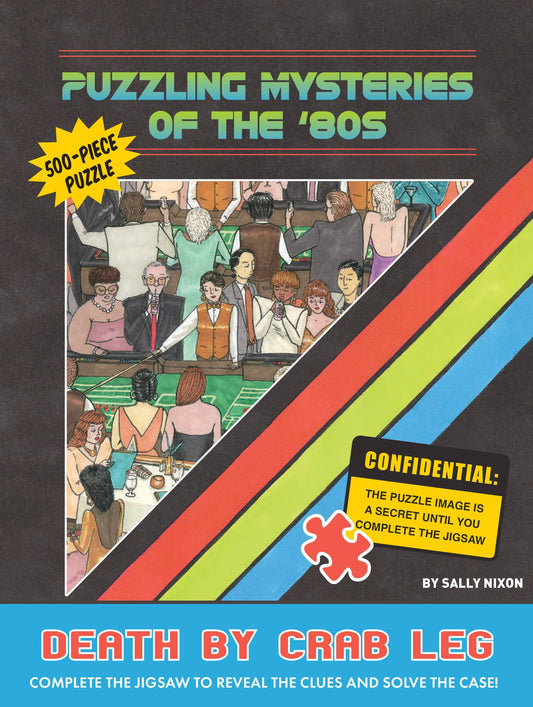 Chronicle Books - Mysteries of the 80s Death by Crab Leg 500-Piece Puzzle