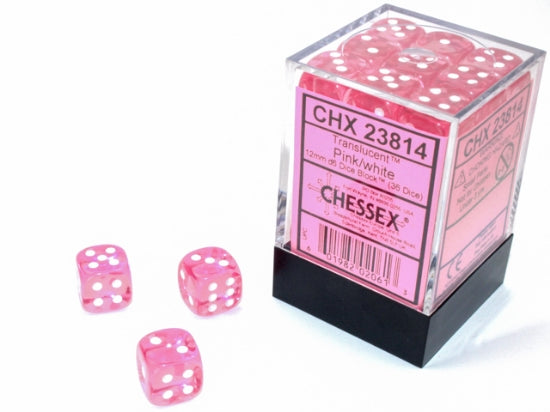 Dice: Chessex 12mm d6 Dice Block (36 Dice)