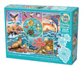 Outset Games and Cobble Hill Puzzles - Ocean Magic (Family) 350pc puzzle