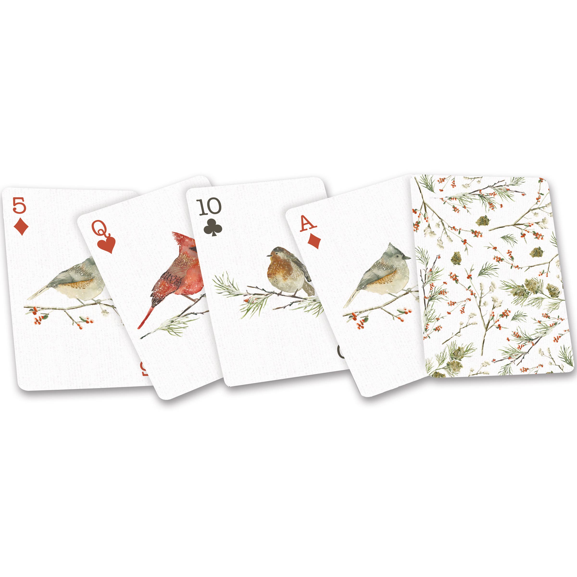 Primitives by Kathy - Winter Birds Playing Cards