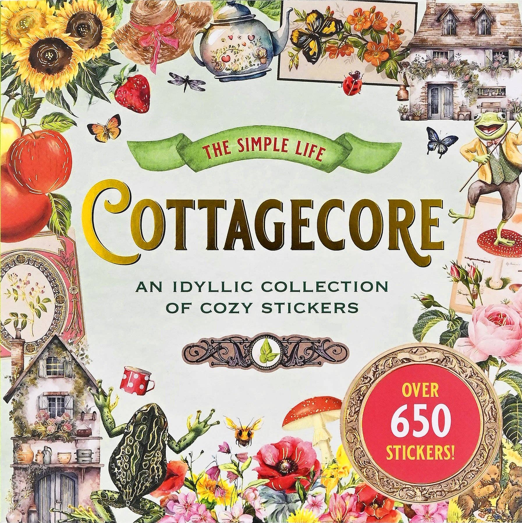Peter Pauper Press - Cottagecore Sticker Book