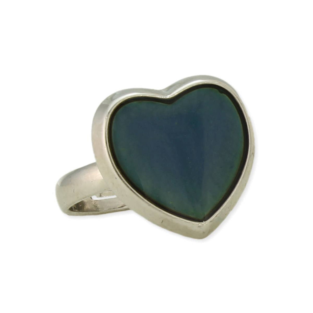 ZAD - Loving Moods Silver Heart Mood Ring