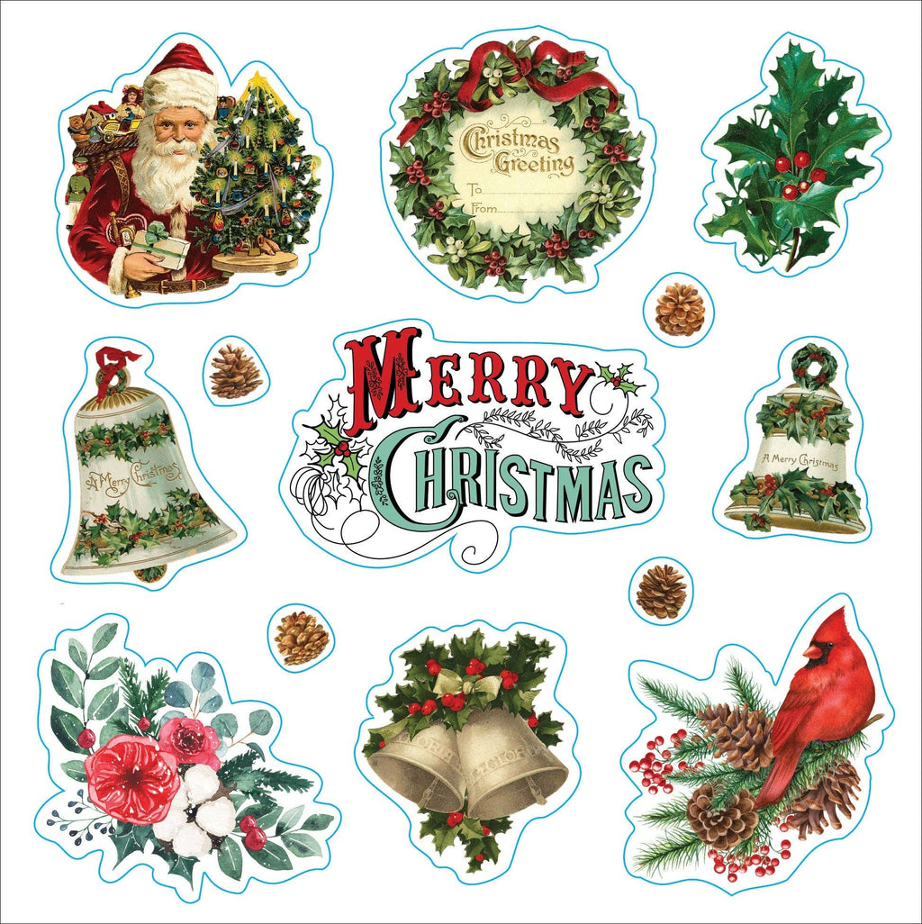 Peter Pauper Press - Merry & Bright Christmas! A Festive Sticker Book