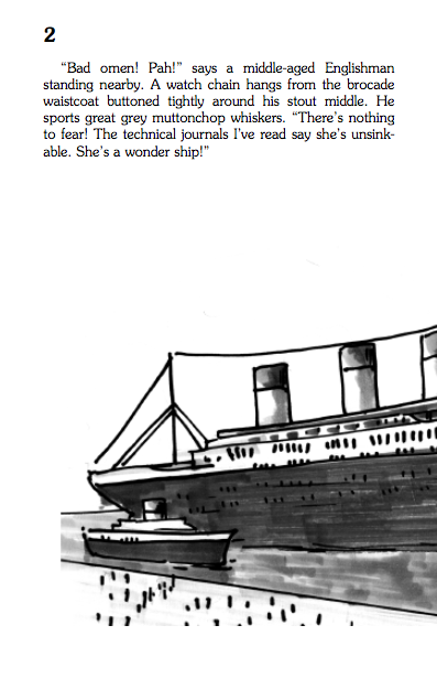 Terror On The Titanic, Children's Book