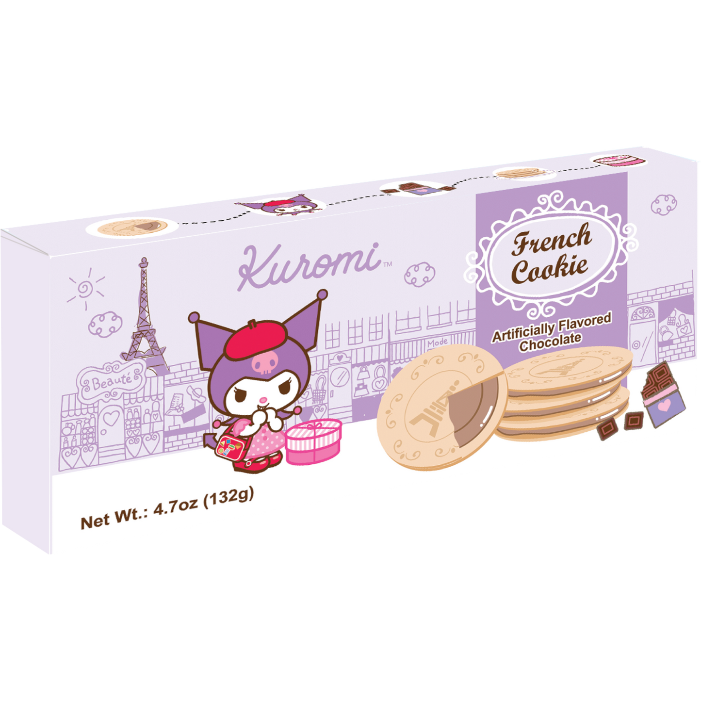 Cow Crack Wholesale - Sanrio Kuromi Chocolate French Cookie