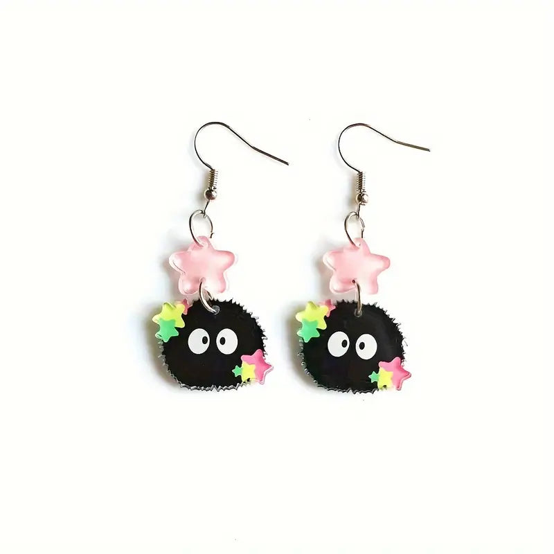 Soot Sprite Inspired Earrings