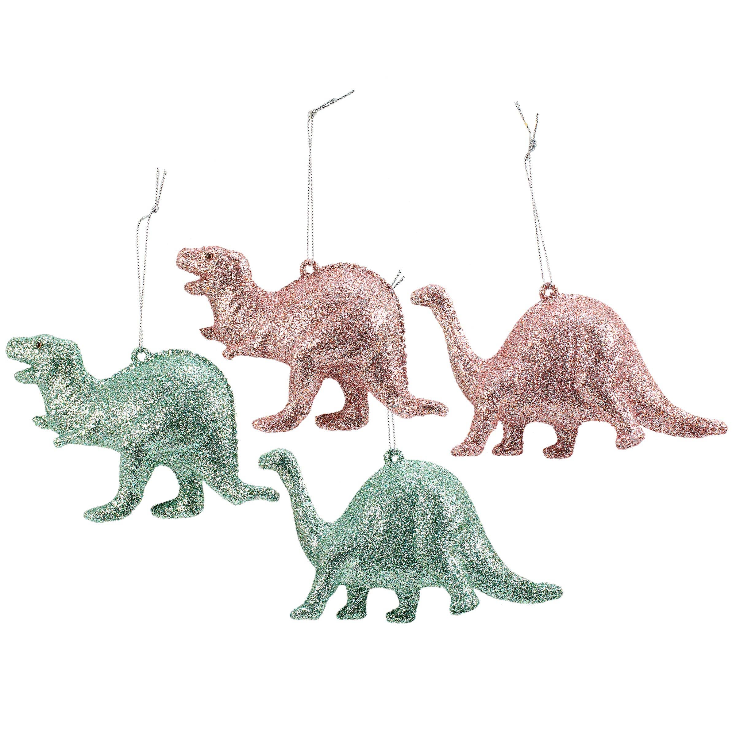 Primitives by Kathy - Glitter Dinos Ornament Set