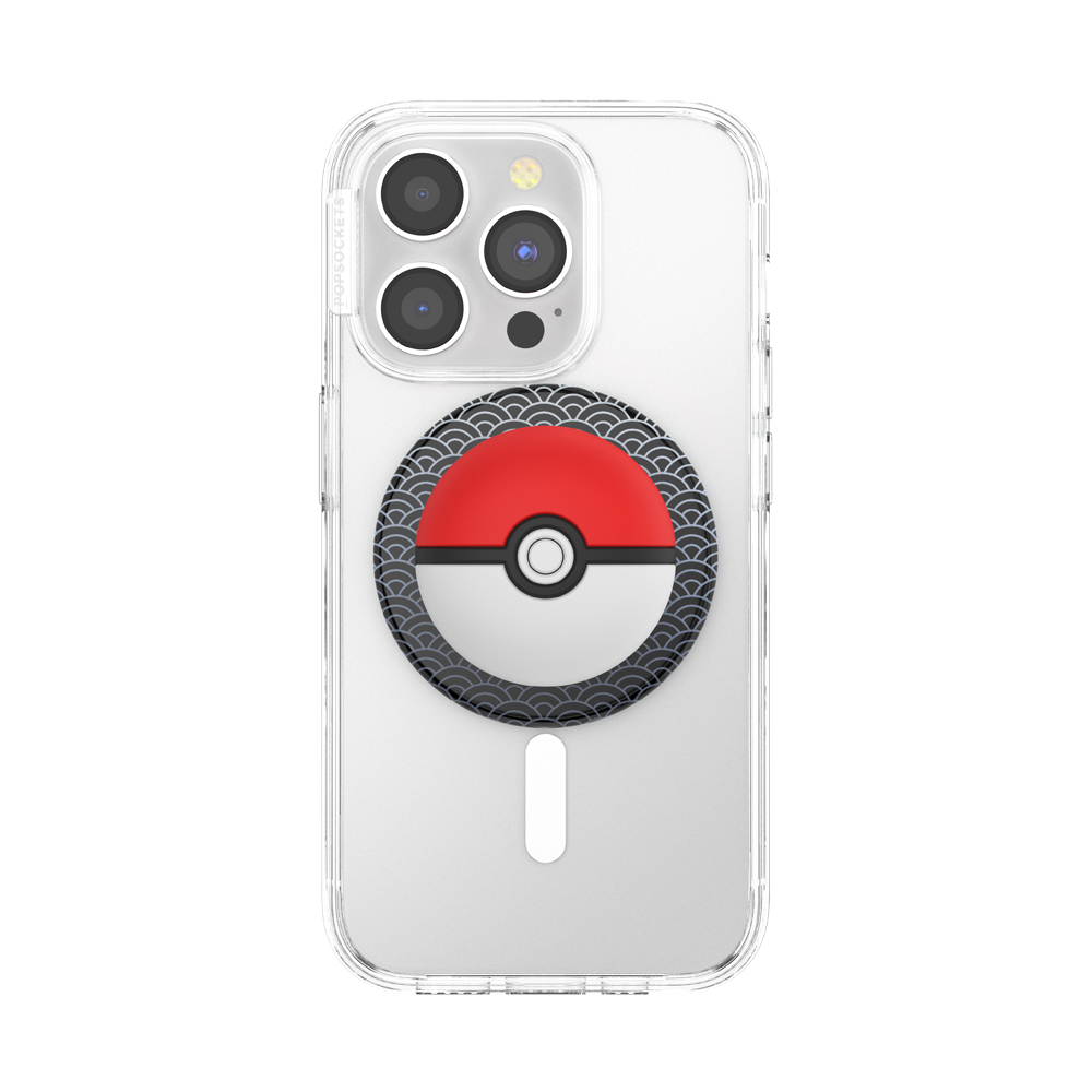 PopSockets - PopSockets MagSafe Phone Grip - Puffy Poké Ball Seigaiha