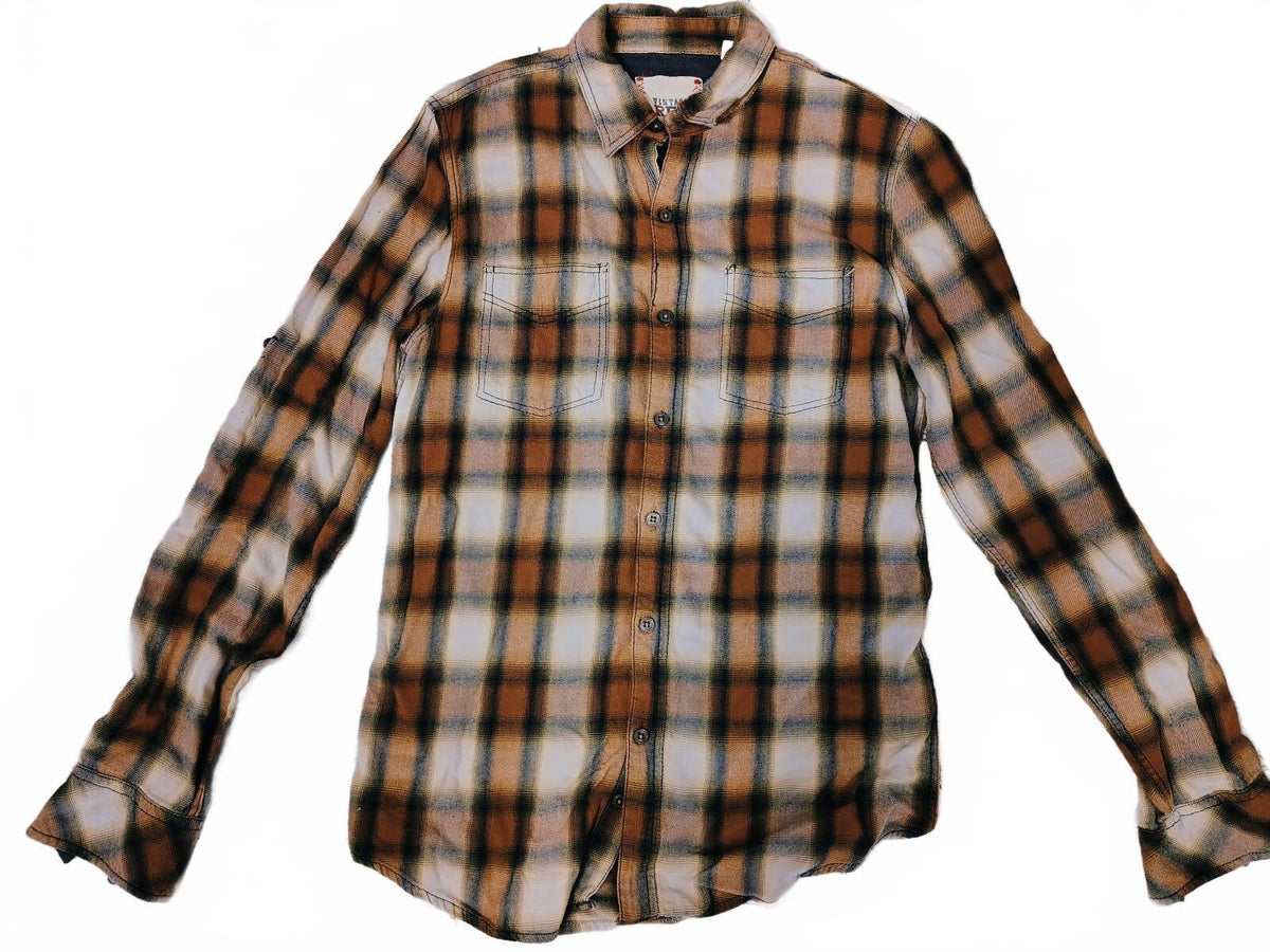 Vintage Red Women's Flannel Rust colored Size Small