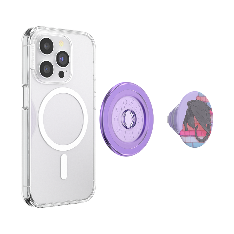 PopSockets - PopSockets MagSafe Phone Grip - Curled Up With A Good Book