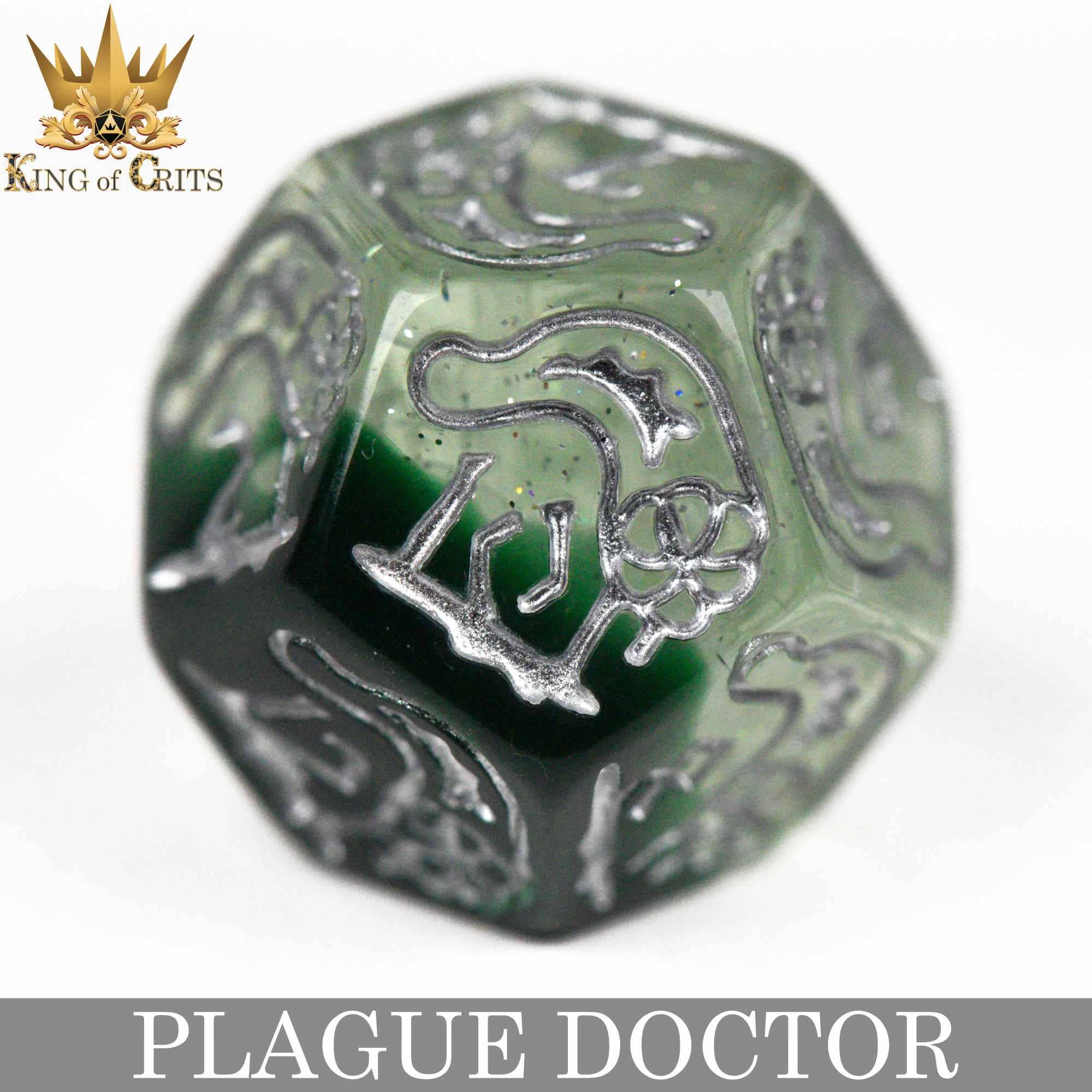 DNDDICE.COM - Plague Doctor - 11 Dice Set