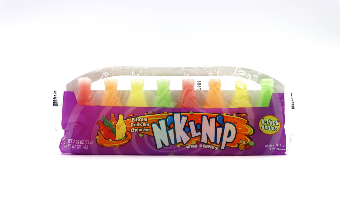Grandpa Joe's Candy Shop - Nik-L-Nips Original Wax Bottle 8-pack