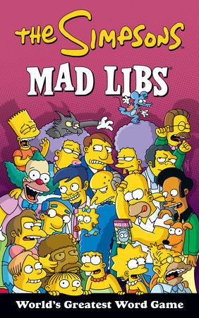 Simpsons Mad Libs
