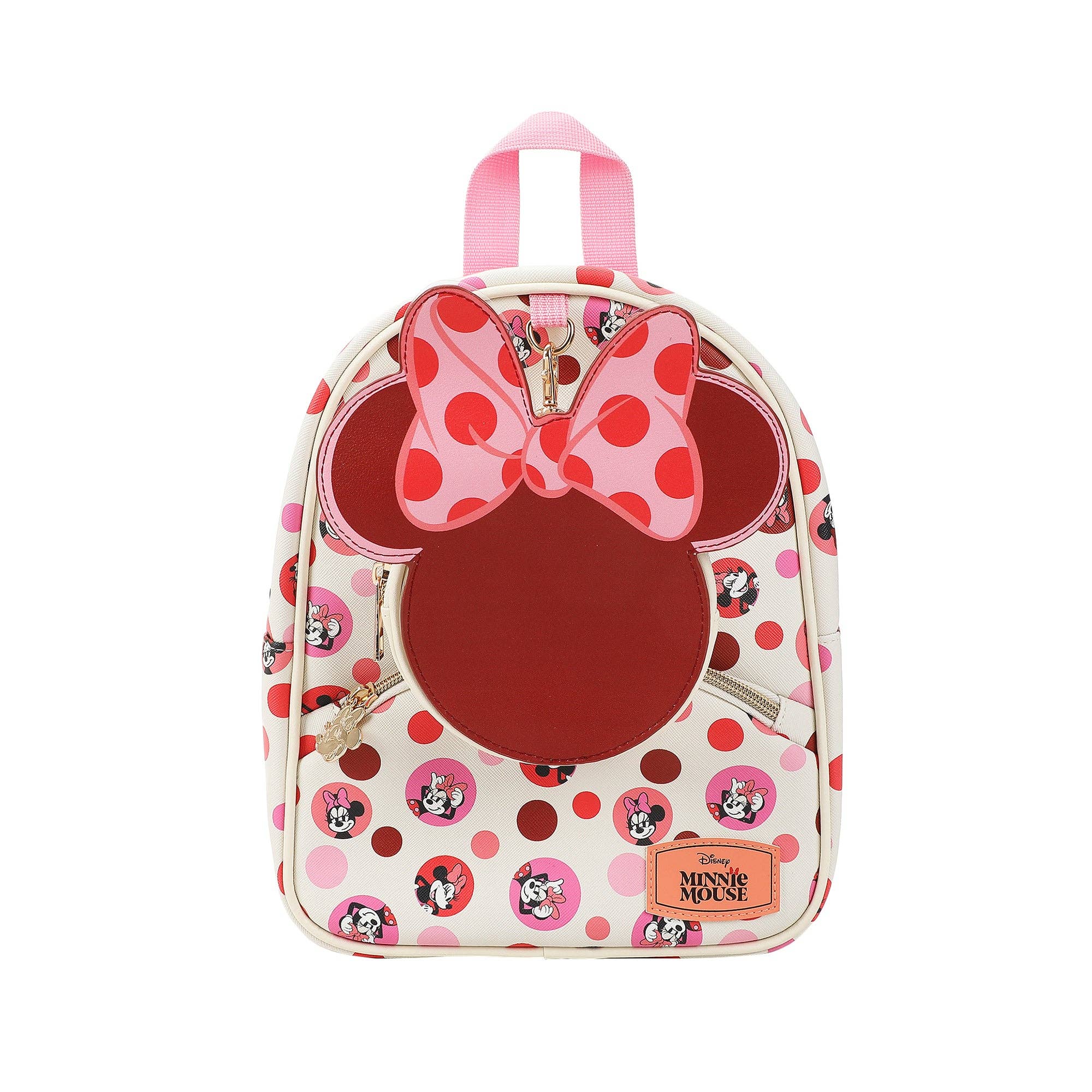 Bioworld Merchandising - Disney Minnie Mouse Ears & Bow White 10.5" Mini PU Backpack for girls