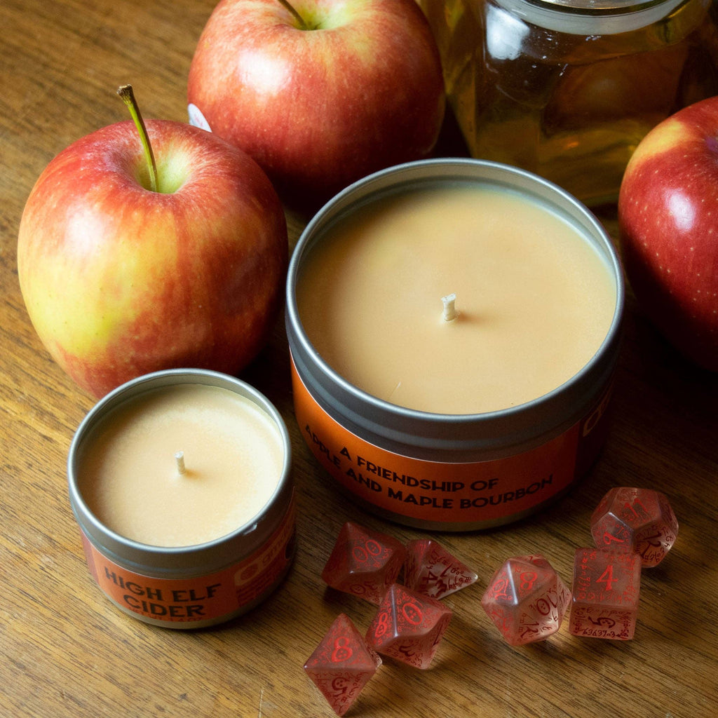 Game Master Dice - High Elf Cider Gaming Candle