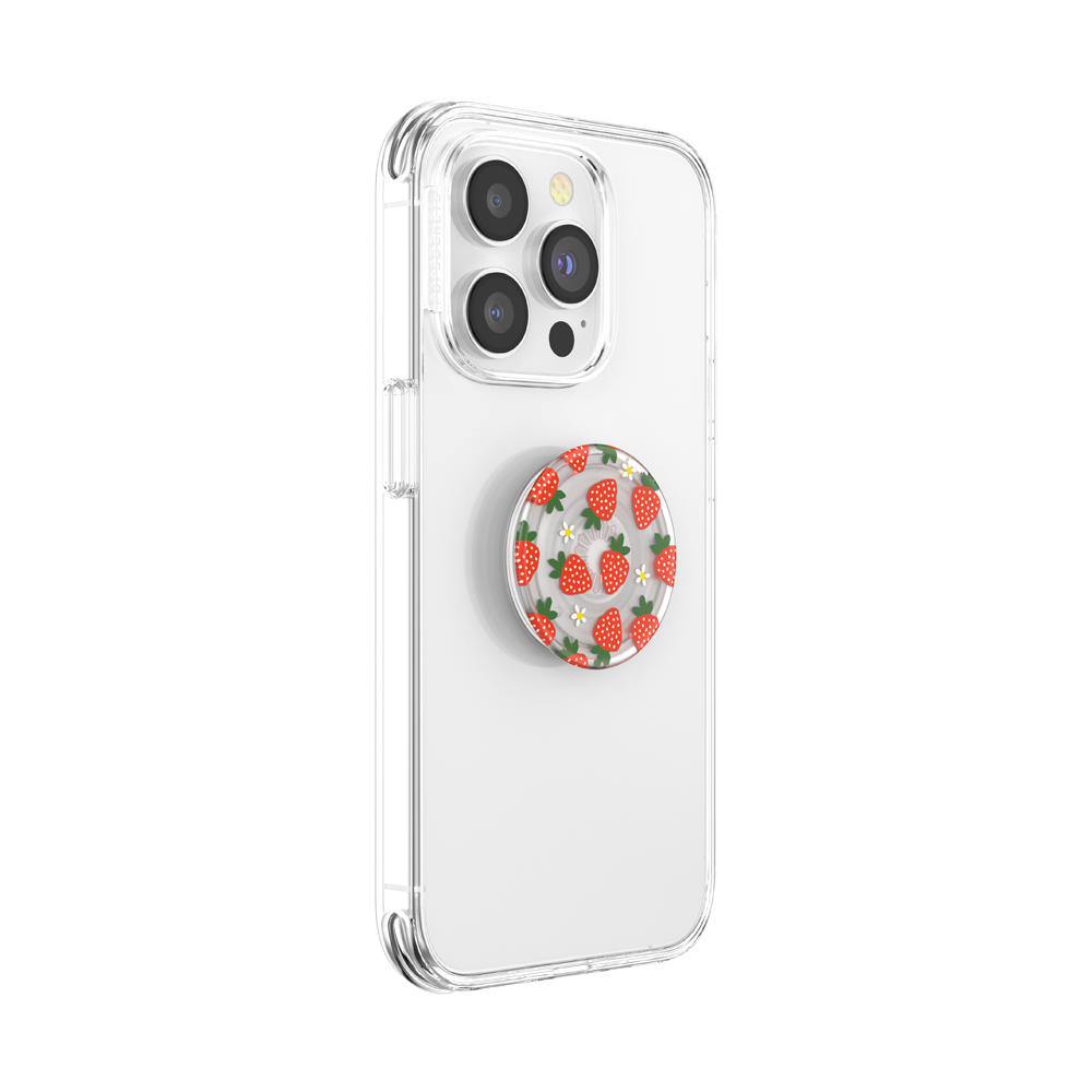 PopSockets - PopSockets Plant - Based Phone Grip - Plant Berries & Cream