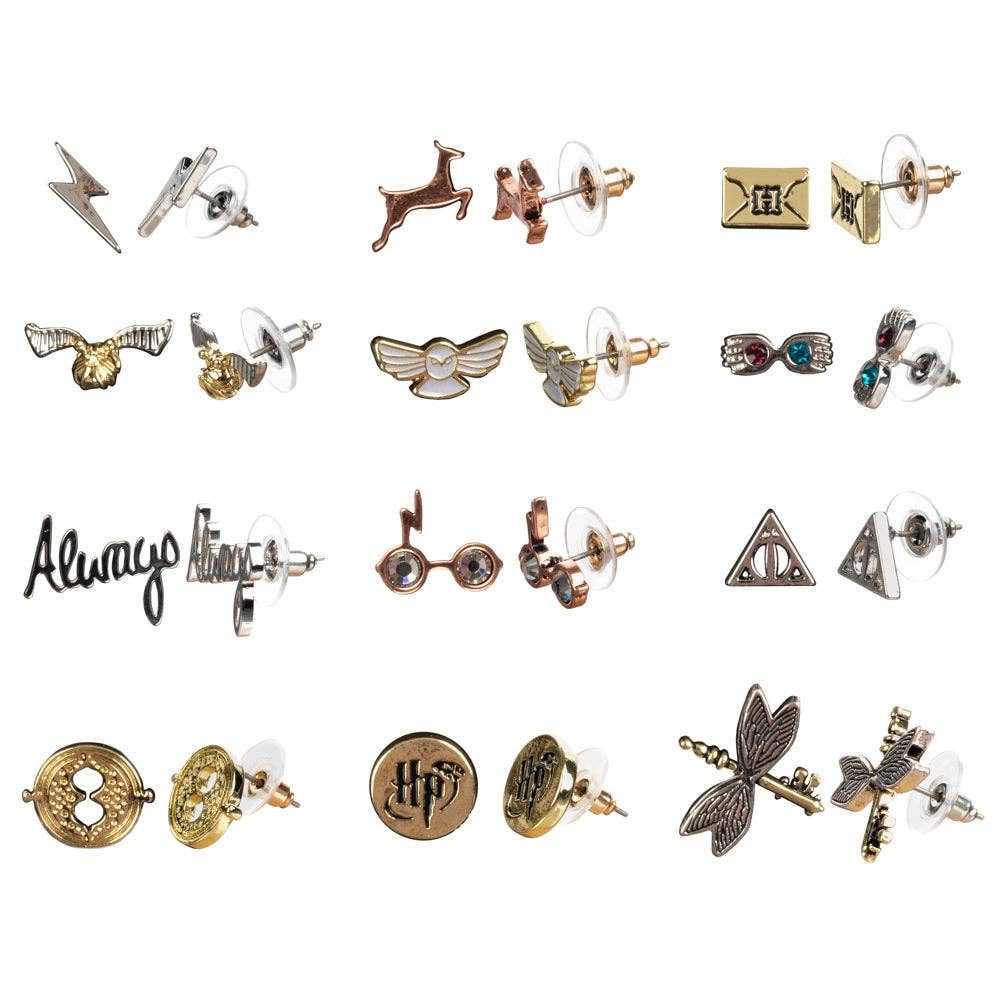Bioworld Merchandising - Harry Potter 12 Pack Earring Set