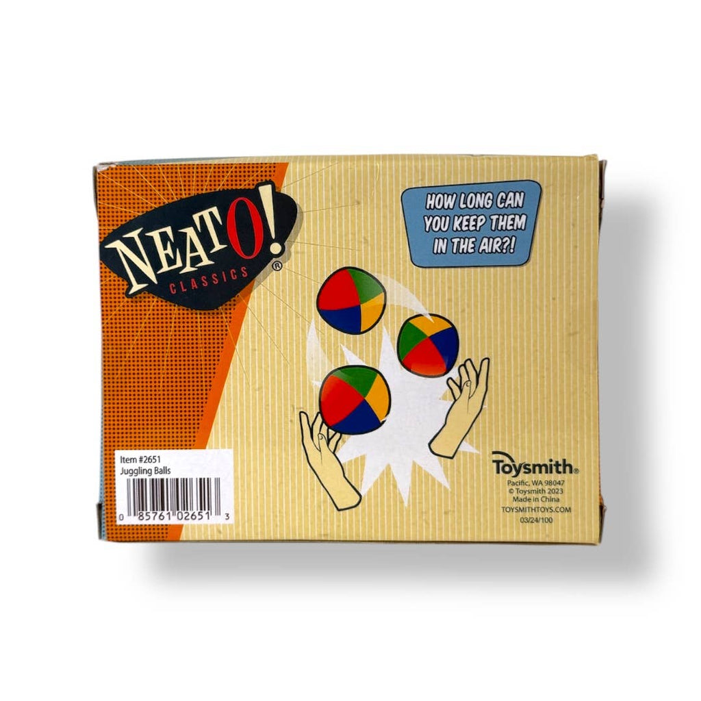 Toysmith - Neato! Juggling Balls Sets- Retro Classic, vintage toys