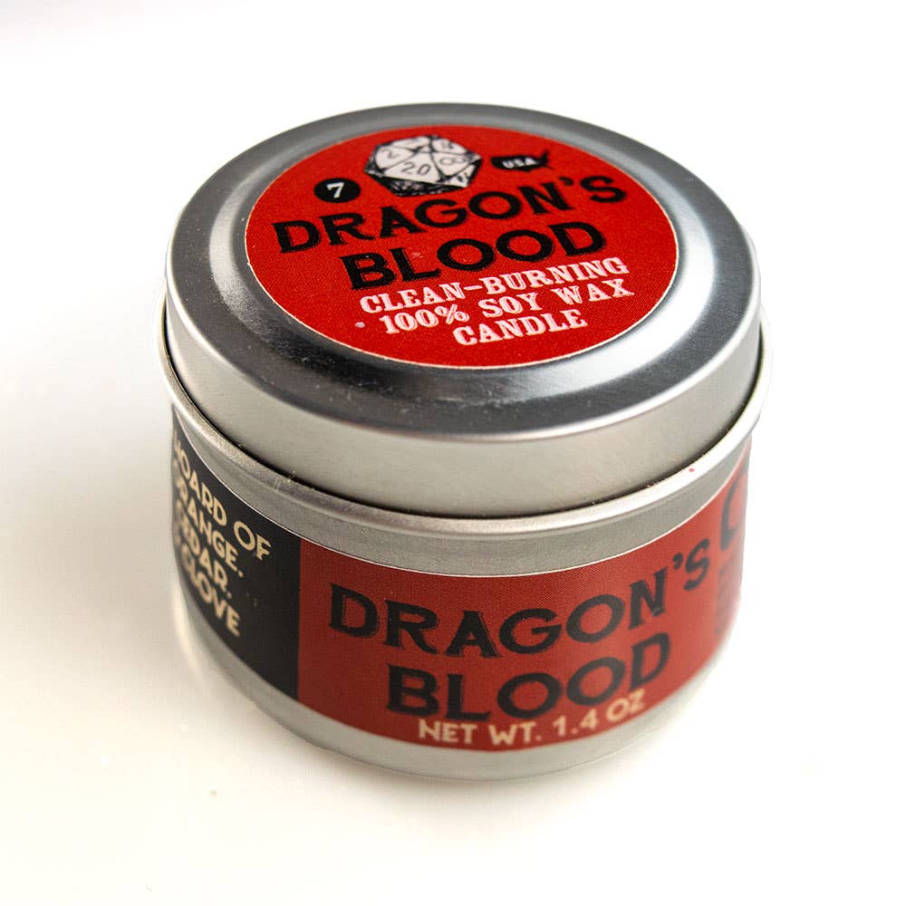 Game Master Dice - Dragon's Blood Gaming Candle
