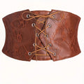 Tan Lace Corset Belt For Women
