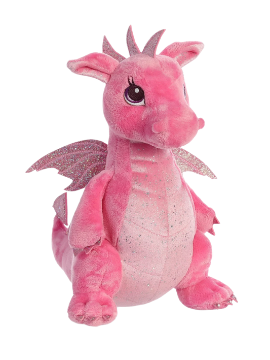 12" Dahlia Dragon Stuffed Animal - #shop_name AuroraPlush