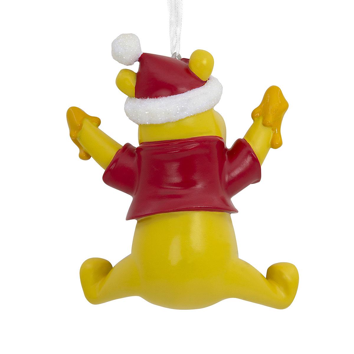 Hallmark Disney Santa Winnie The Pooh With Honey Pot Christmas Ornament