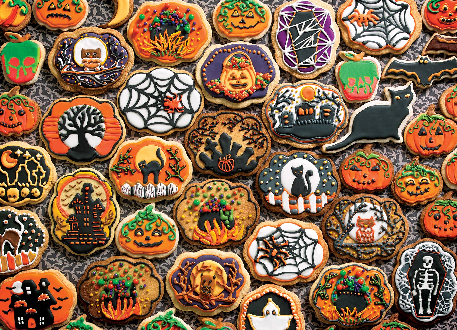 Outset Games and Cobble Hill Puzzles - Halloween Cookies 1000pc puzzle