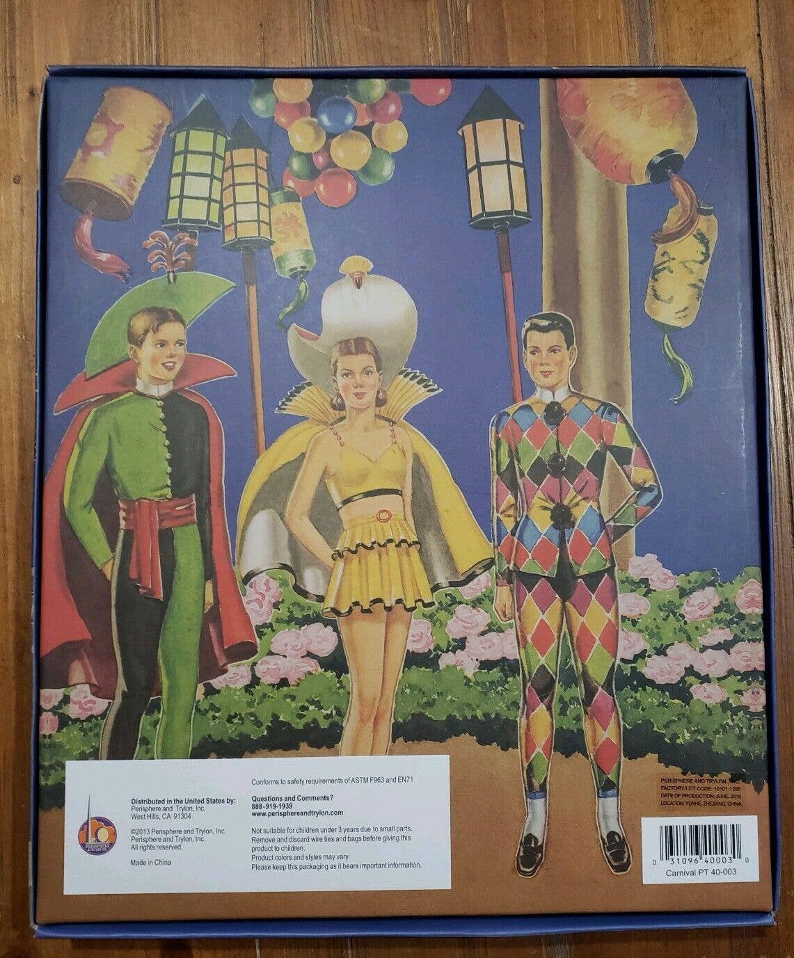 Carnival Paper Doll Set in Box