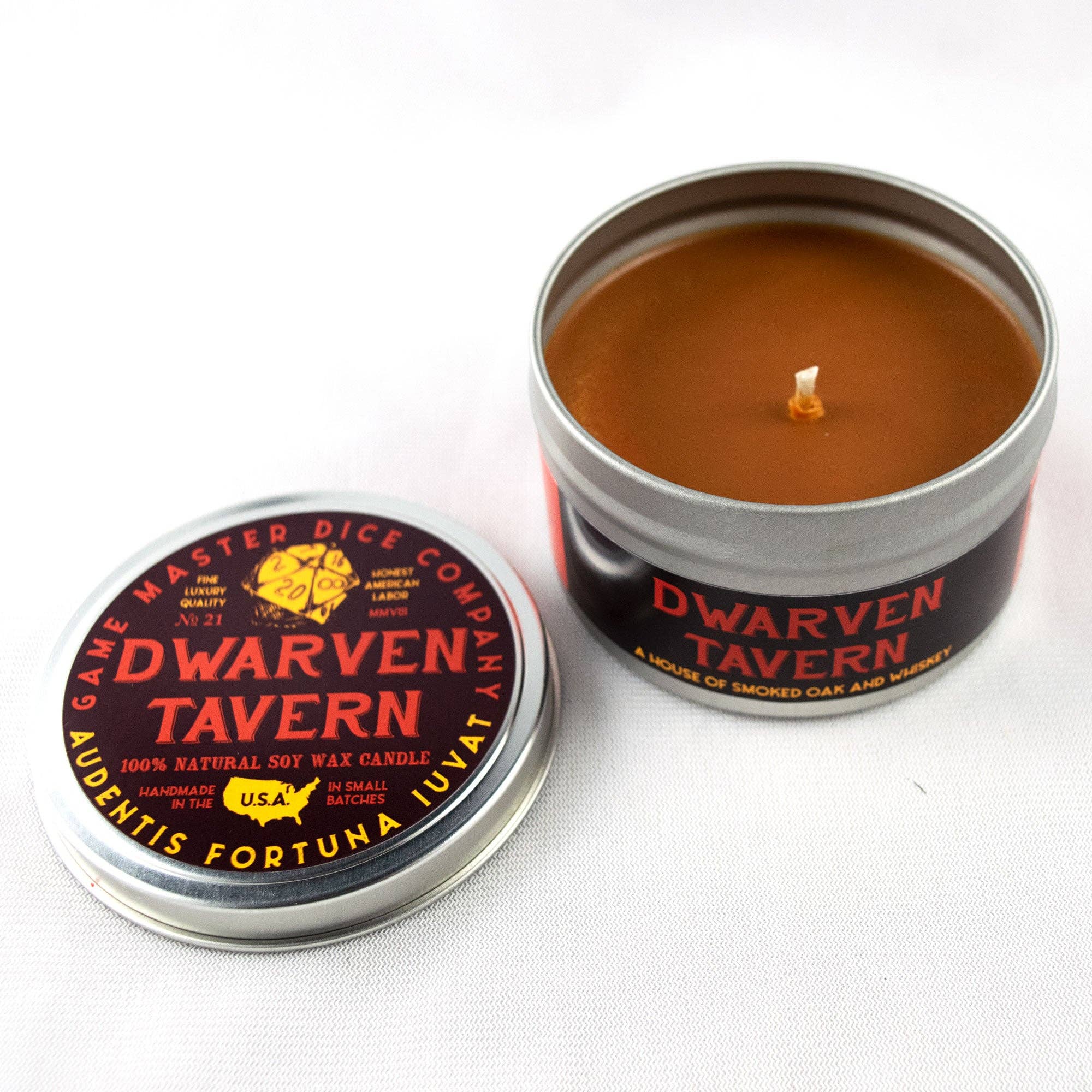 Game Master Dice - Dwarven Tavern Gaming Candle