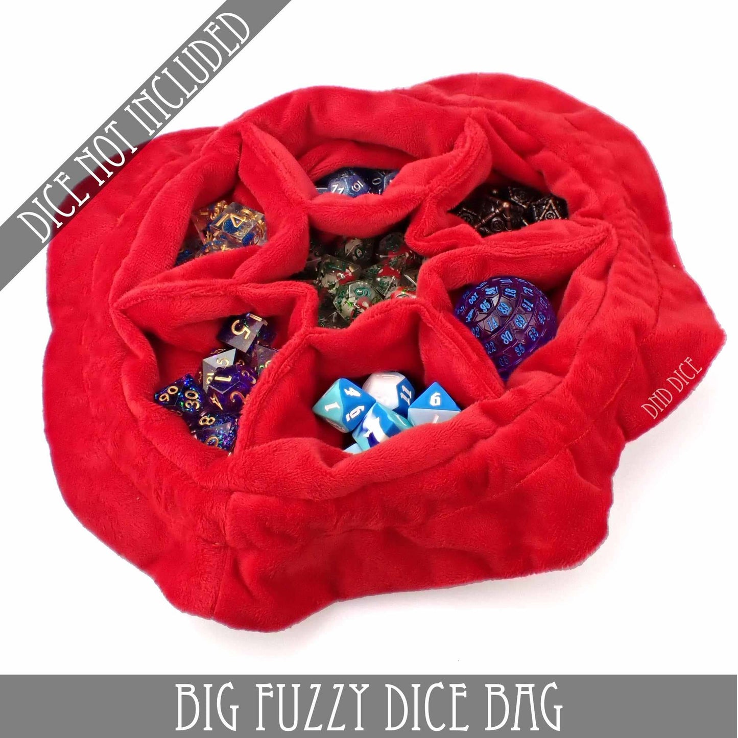 DNDDICE.COM - Big Fuzzy Dice Bag - 6 Colors