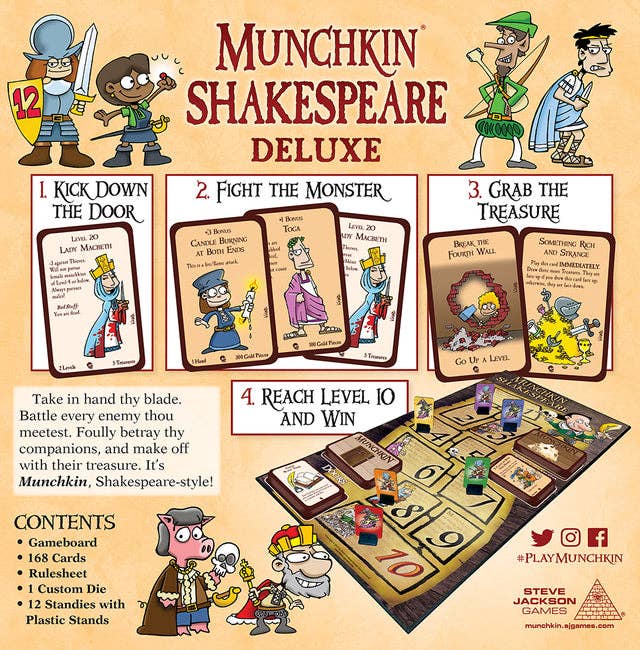 Steve Jackson Games - Munchkin Shakespeare Deluxe