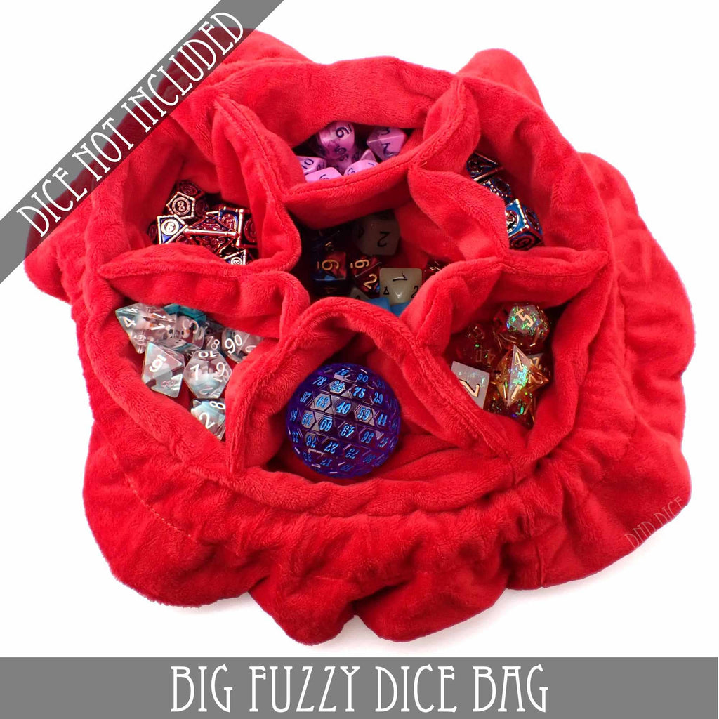 DNDDICE.COM - Big Fuzzy Dice Bag - 6 Colors