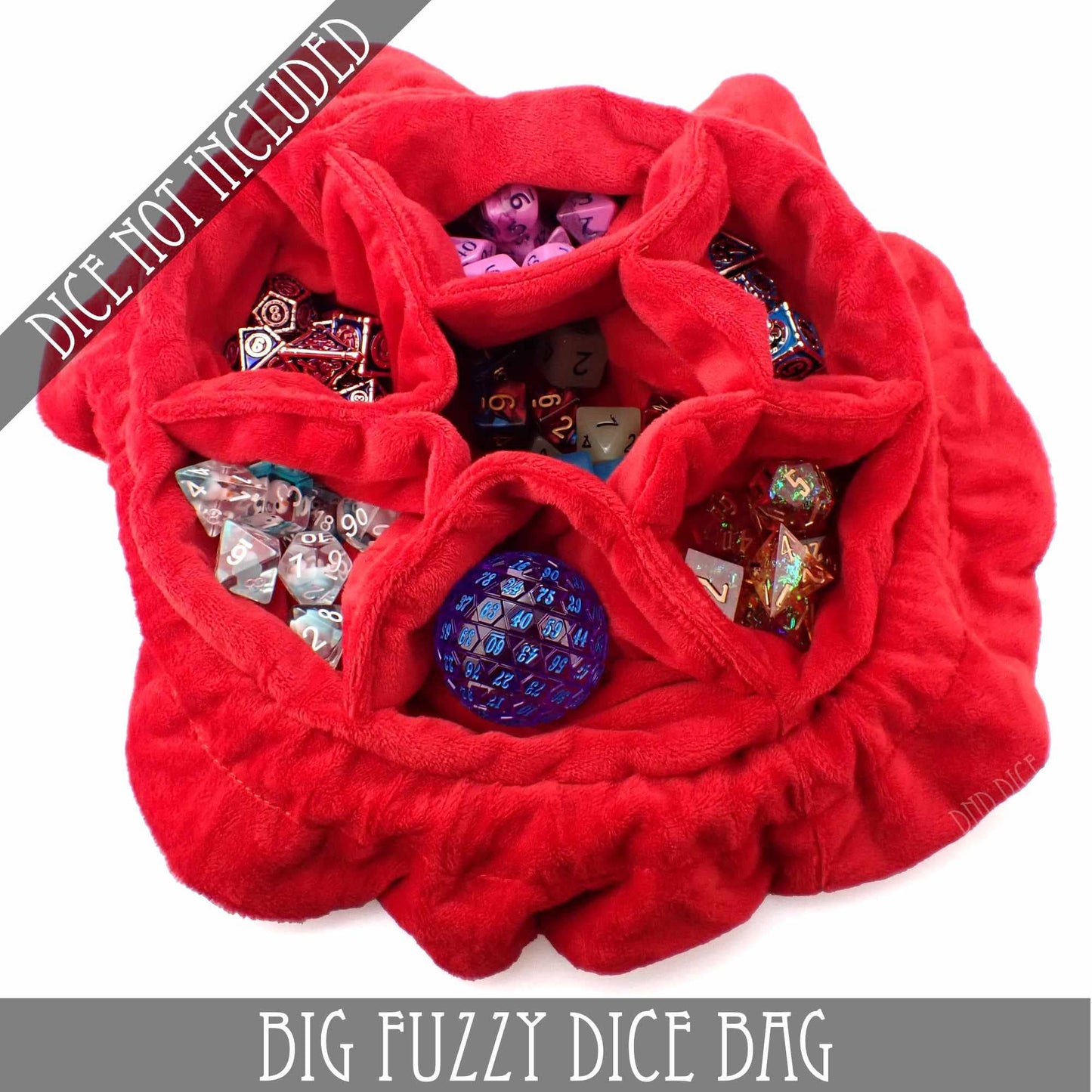 DNDDICE.COM - Big Fuzzy Dice Bag - 6 Colors