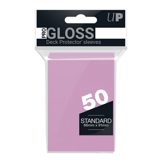 Deck Protector Pack: Bright Pink Gloss 50ct