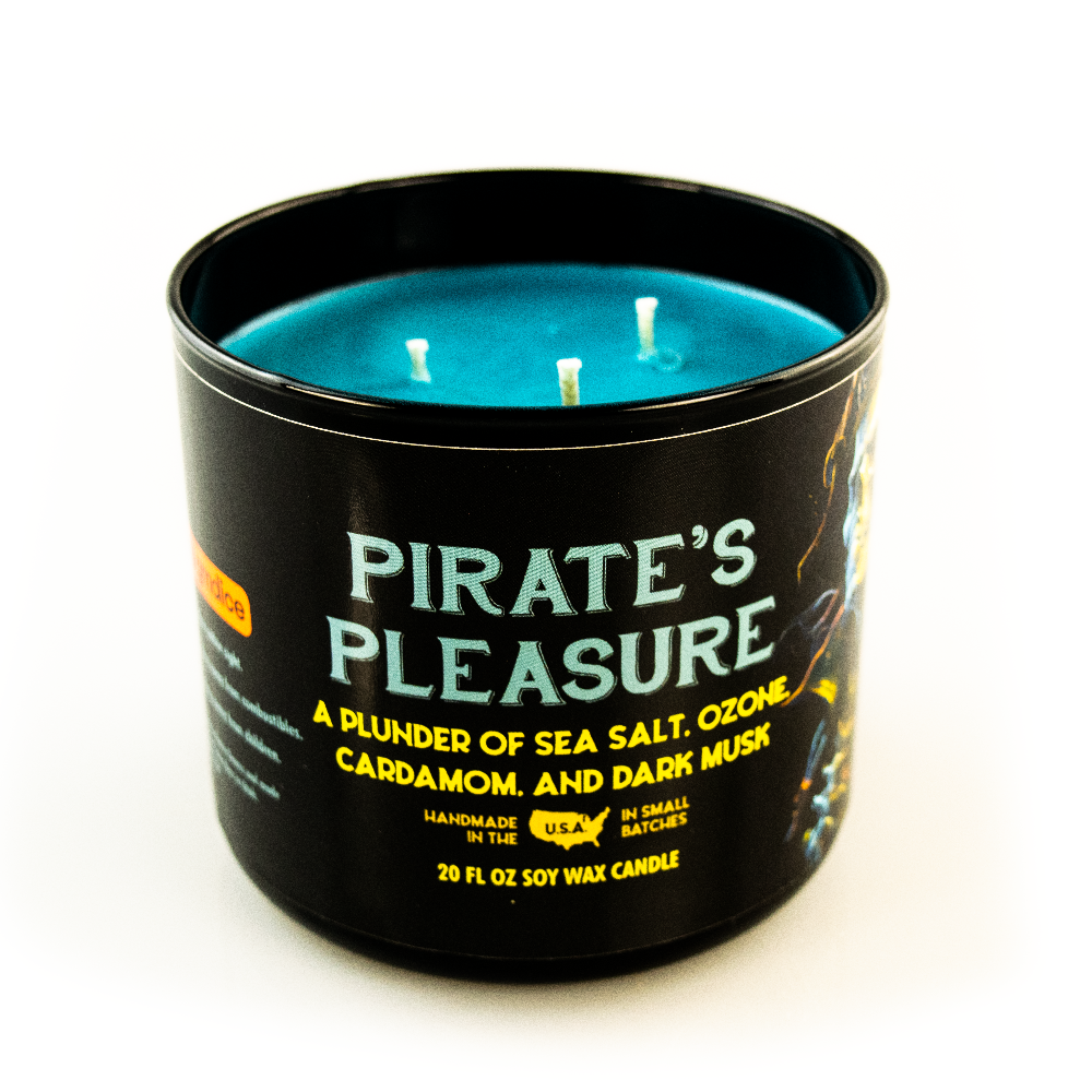 Game Master Dice - Pirate's Pleasure Gaming Candle