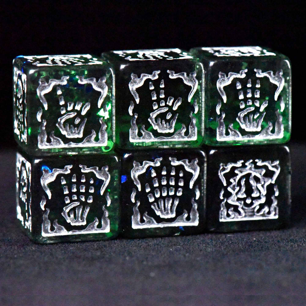 DNDDICE.COM - Crypt of the Necromancer 11 Dice Set