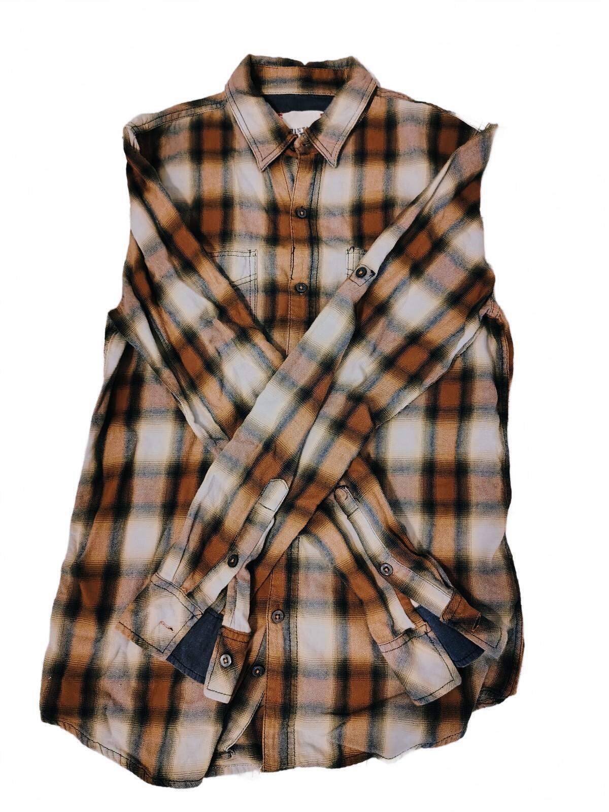 Vintage Red Women's Flannel Rust colored Size Small