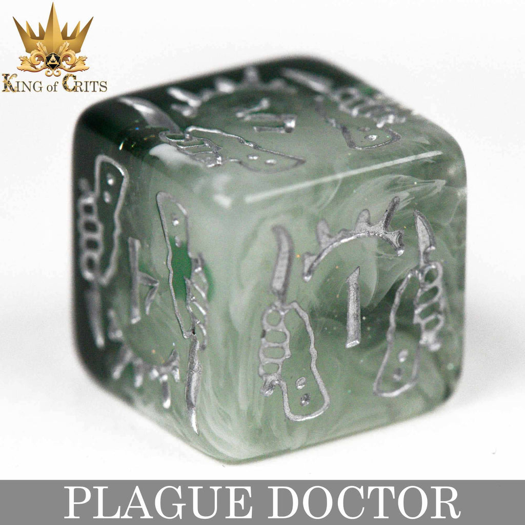 DNDDICE.COM - Plague Doctor - 11 Dice Set