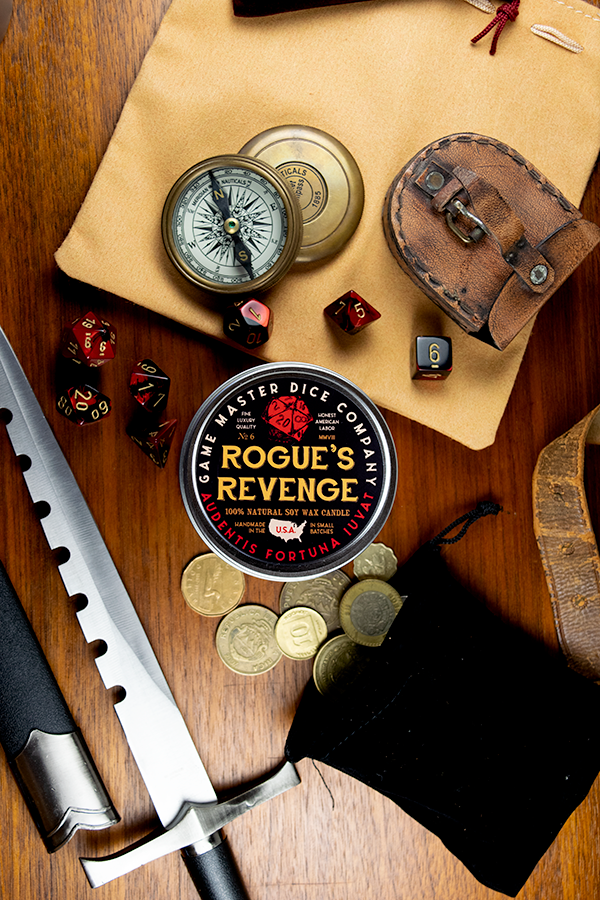 Game Master Dice - Rogue's Revenge Gaming Candle
