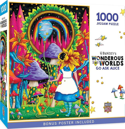 Wonderous Worlds GO ASK ALICE 1000 Piece Jigsaw puzzle