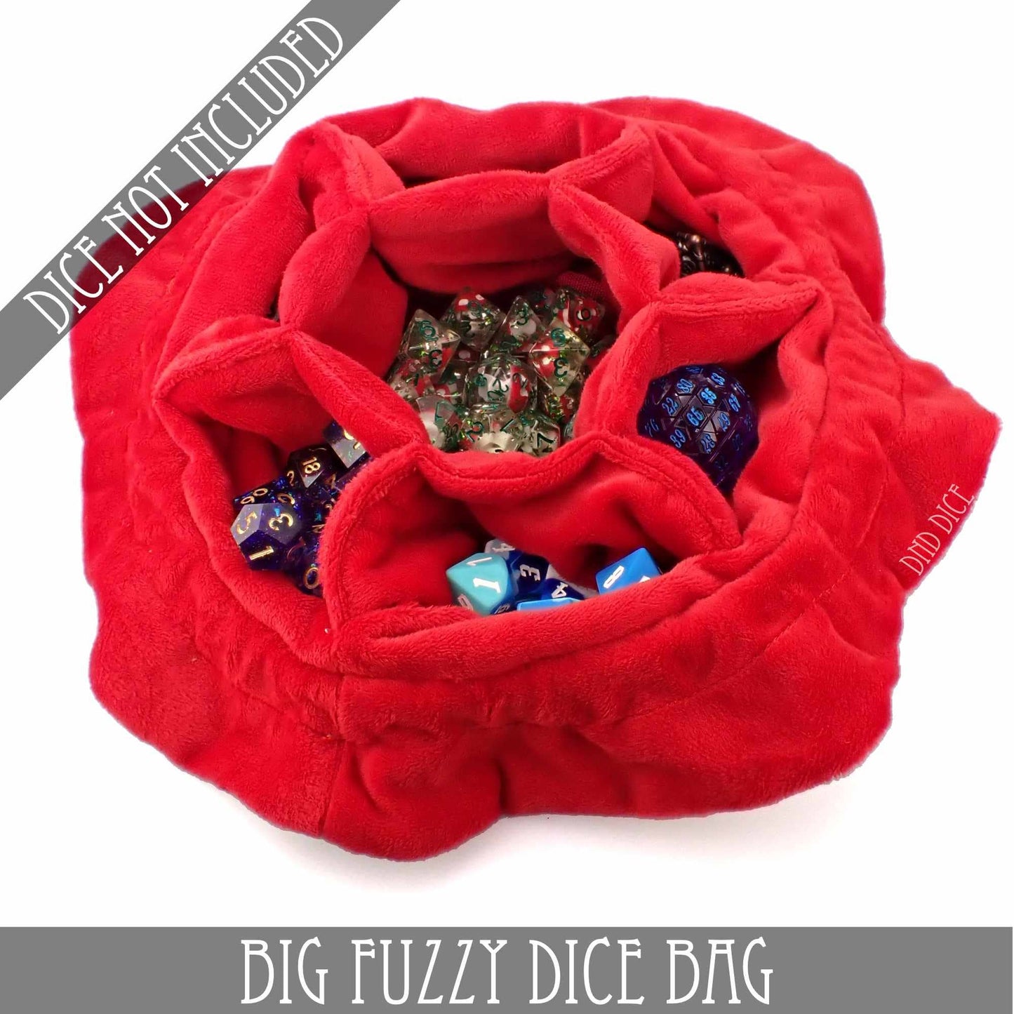 DNDDICE.COM - Big Fuzzy Dice Bag - 6 Colors
