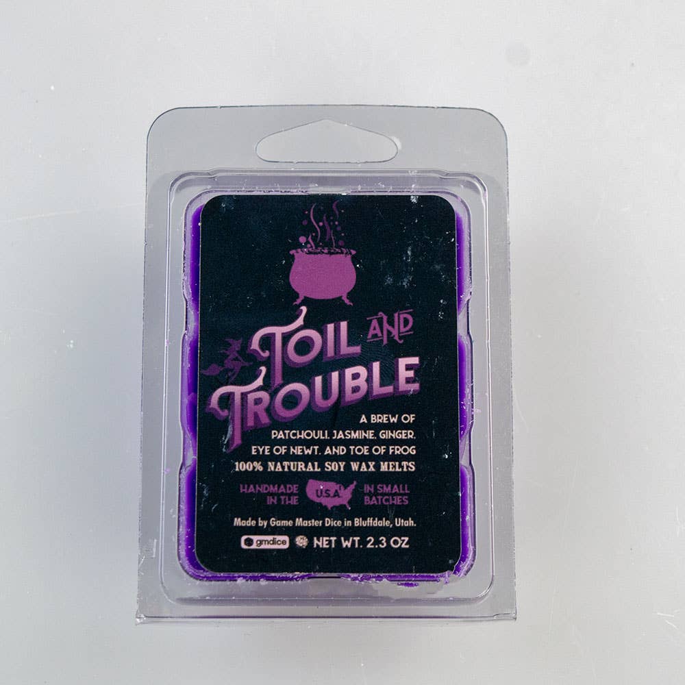 Game Master Dice - Toil and Trouble Candle