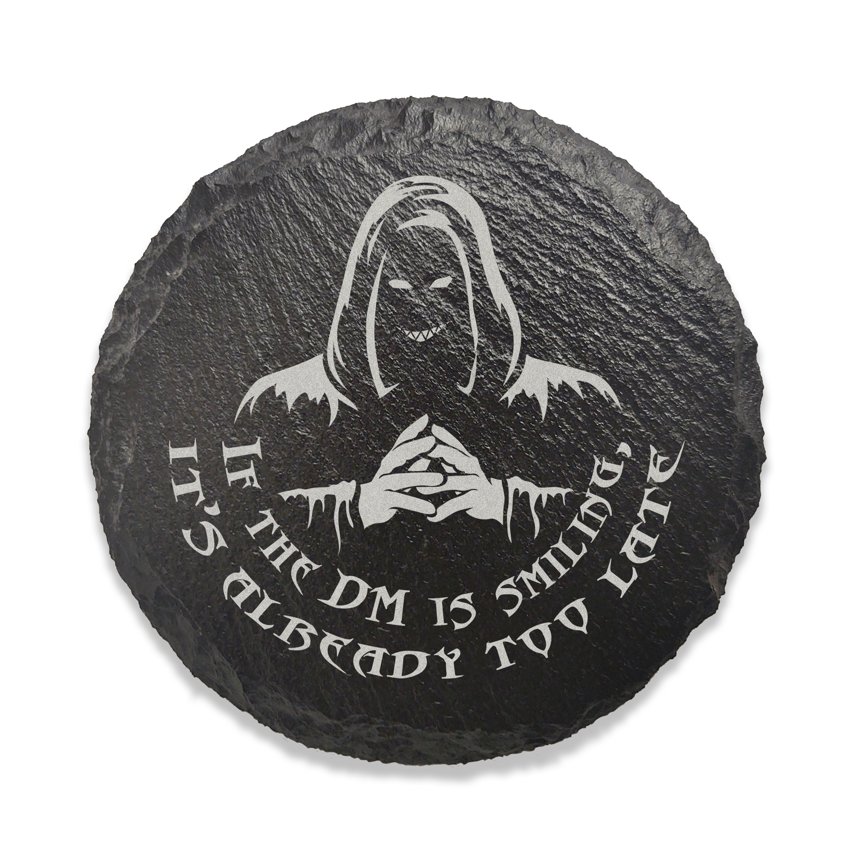 Game Master Dice - Funny D&D Drink Coaster
