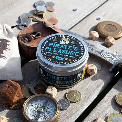 Game Master Dice - Pirate's Pleasure Gaming Candle
