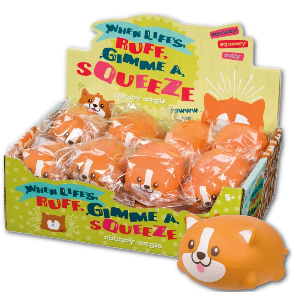 Toysmith - Chubby Corgis Squeeze Toy