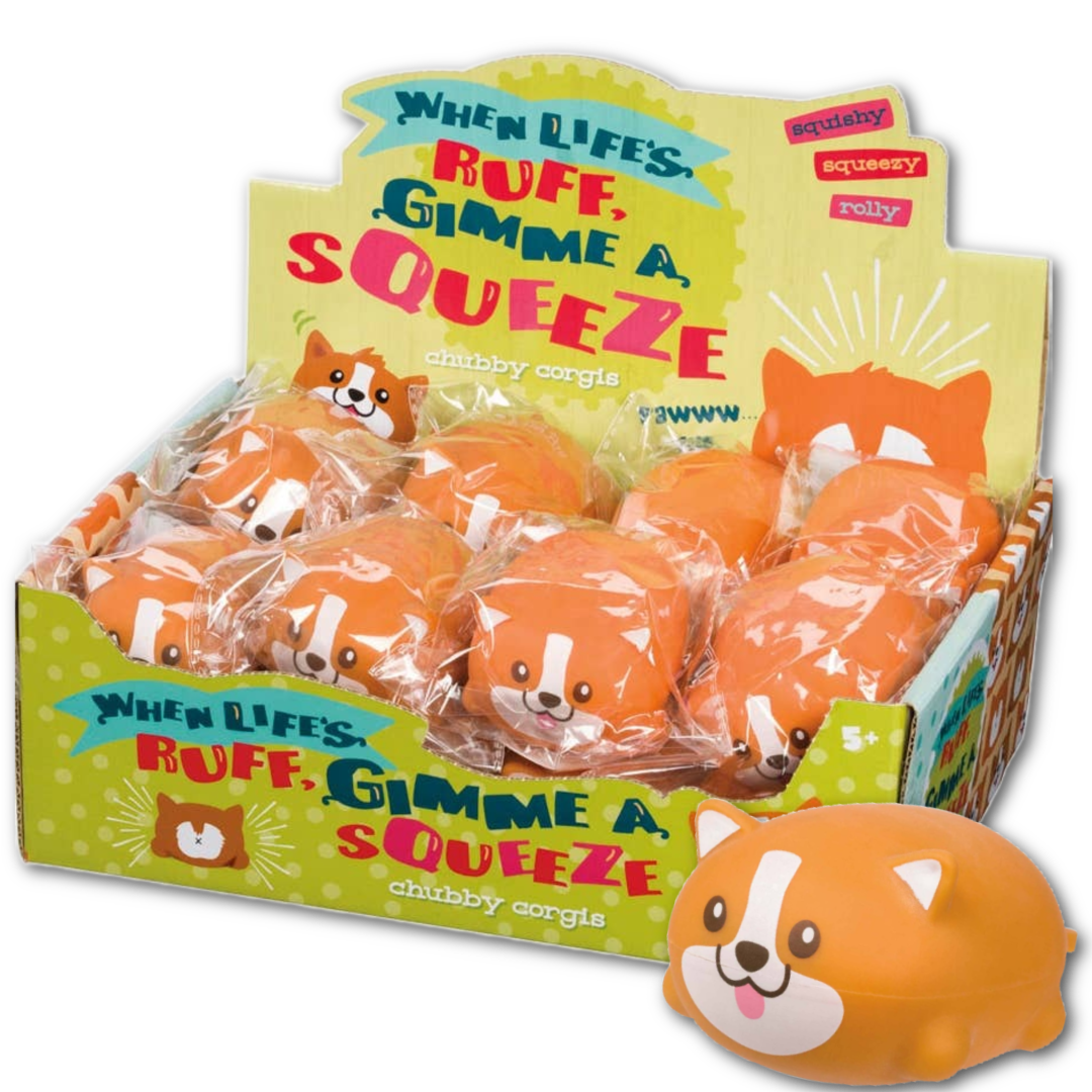 Toysmith - Chubby Corgis Squeeze Toy